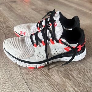 Under Armour Micro G Limitless White Neon Coral sneakers